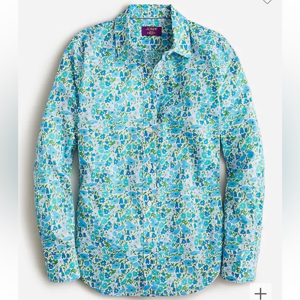 NWOT J CREW Slim-fit shirt in Liberty® Poppy and Daisy fabric - Picture 2 of 3